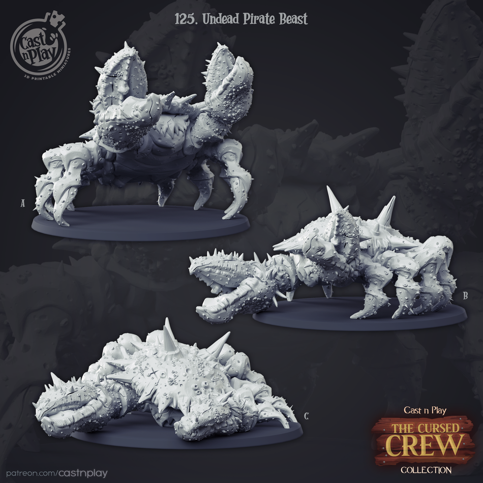 Undead Pirates Beast - The Cursed Crew - Cast n Play