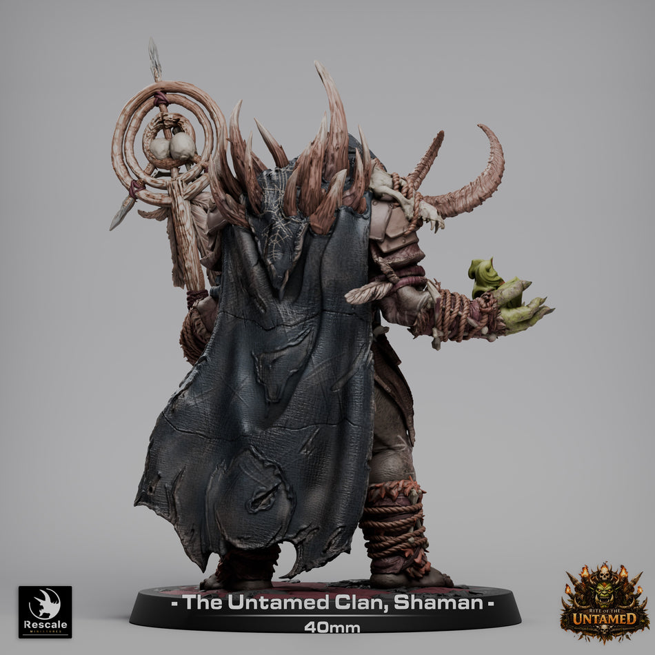 Orc Untamed Shaman - Rite of the Untamed - Rescale Miniatures