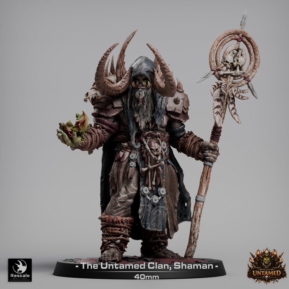 Orc Untamed Shaman - Rite of the Untamed - Rescale Miniatures