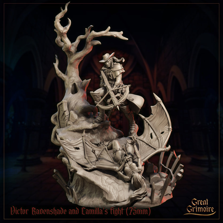 Victor Ravenshade & Camillas Fight - Shadows on the Blood Moon - Great Grimoire