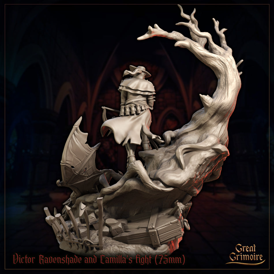 Victor Ravenshade & Camillas Fight - Shadows on the Blood Moon - Great Grimoire