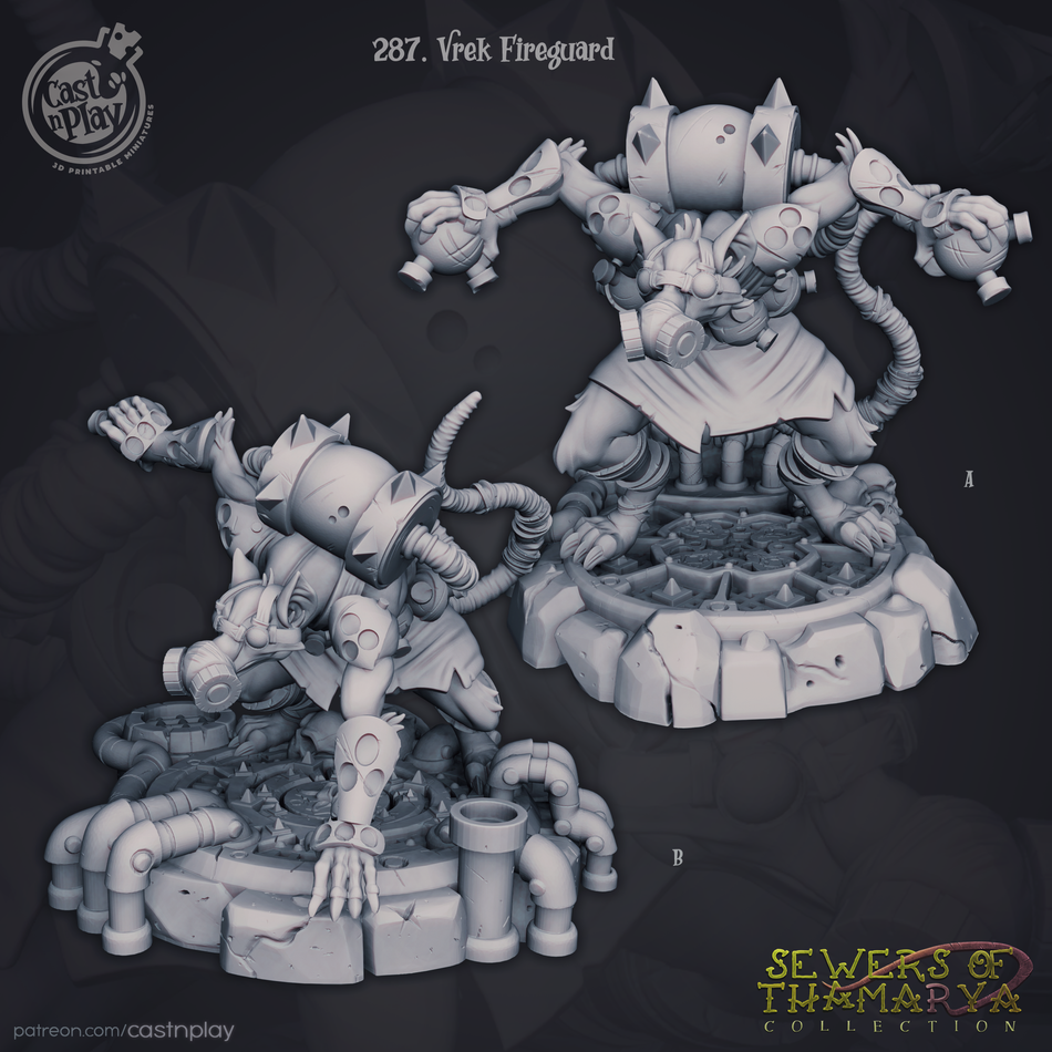 Vrek Fireguard - Sewers of Thamarya - Cast n Play