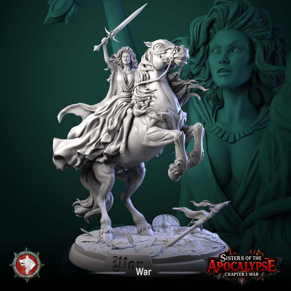 War on Horse - Sisters of the Apocalypse - War - White Werewolf Tavern