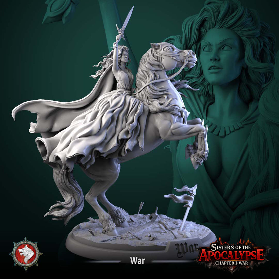 War on Horse - Sisters of the Apocalypse - War - White Werewolf Tavern