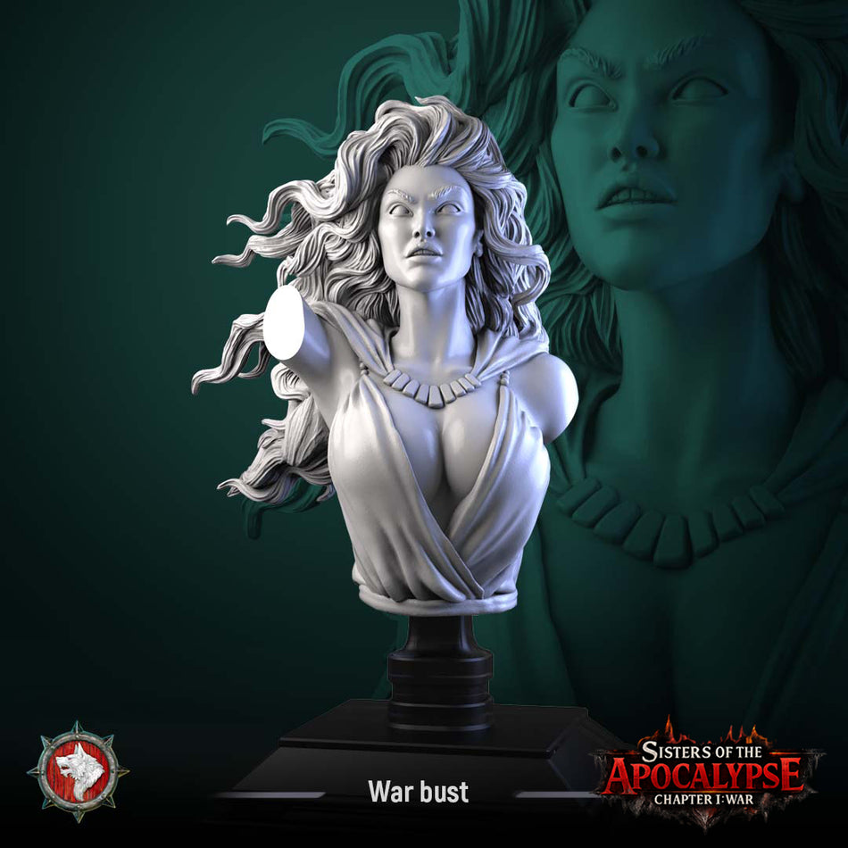 War Bust - Sisters of the Apocalypse - War - White Werewolf Tavern