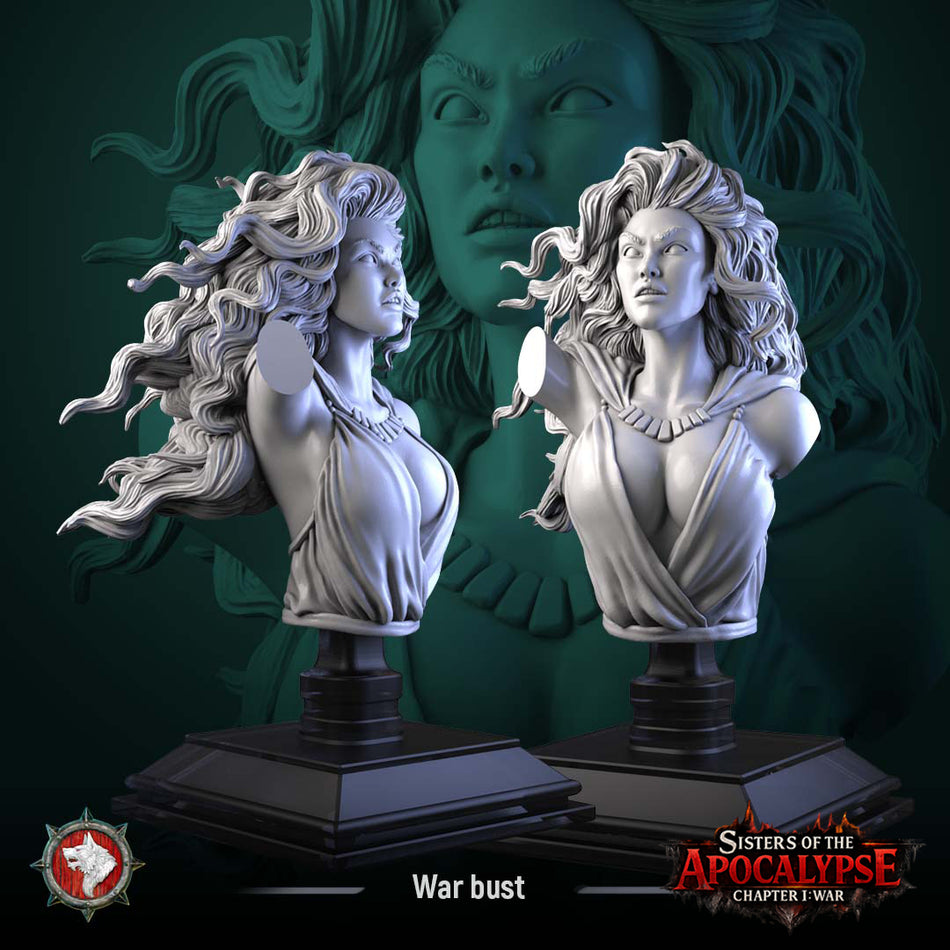 War Bust - Sisters of the Apocalypse - War - White Werewolf Tavern