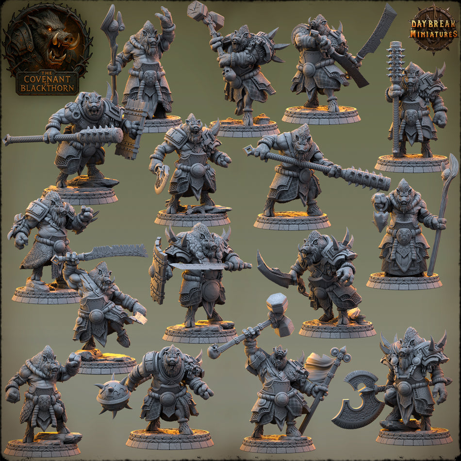 Boarfolk - The Covenant of Blackthorn - Daybreak Miniatures