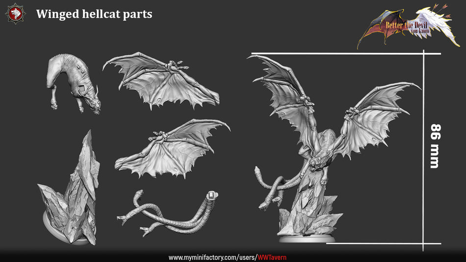 Winged Hellcat - aus der Reihe Better the Devil you know von White Werewolf Tavern