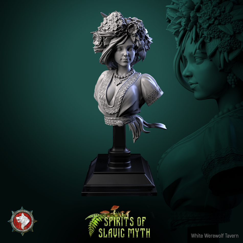 Zarya Poleva - Bust aus der Reihe Spirits of Slavic Myth von White Werewolf Tavern