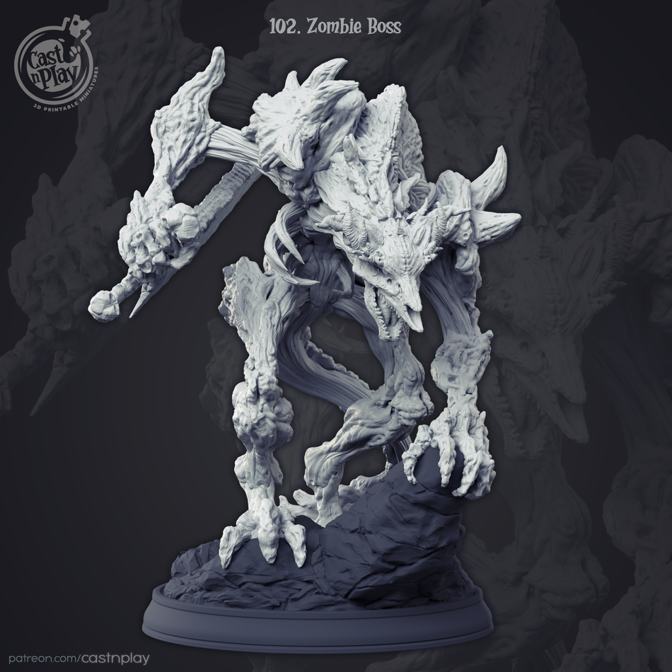 Zombie Boss - Angels VS Demons - Cast n Play