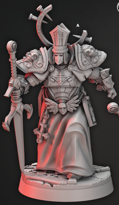 Cardinal Pazmino Demonic Nuncio - Church Wrath - Cast n Play