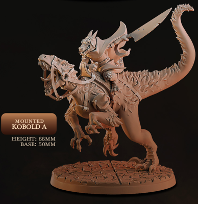 Mounted Kobolds - Barren Kobolds - Cast n Play