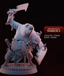 Swinefolk Warriors - The Iron Boar Clan - CP