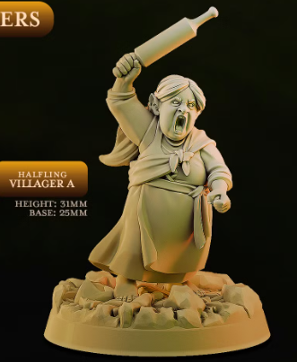 Halfling Villager - Halfling Chronicles - CP