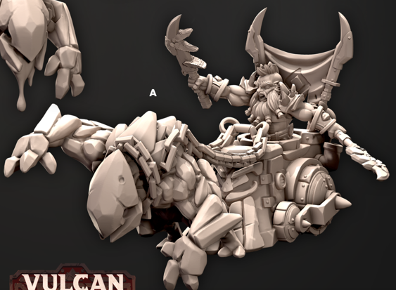 Vulcanic Carriage - Vulcan Dwarves - Cast n Play