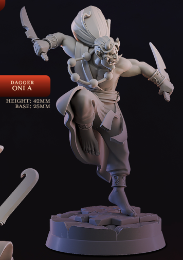 Daggers Oni - Age of the Oni - Cast n Play