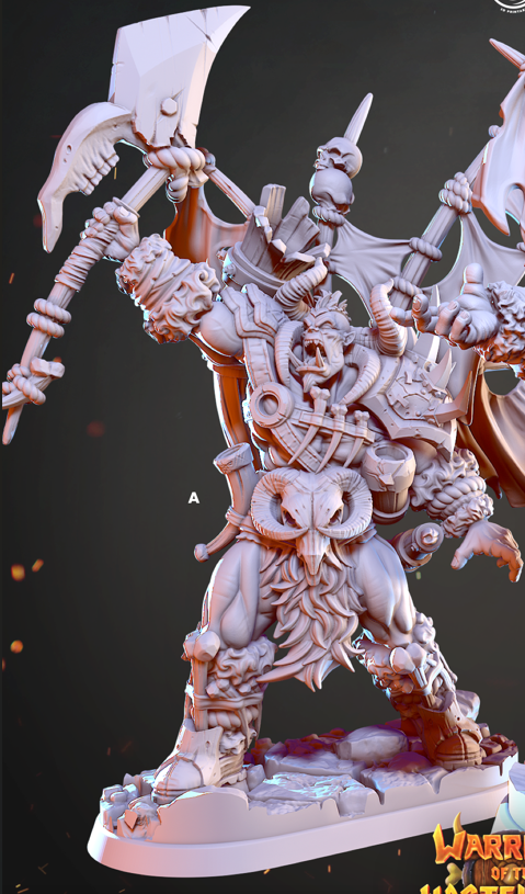 Orc Tribe Bannerman - Warriors of the Wastelands - Cast n Play