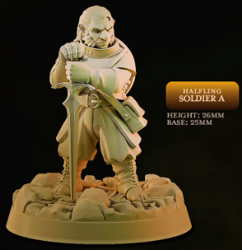 Halfling Soldier - Halfling Chronicles - CP