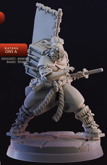 Katana Oni - Age of the Oni - Cast n Play