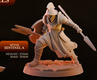 Spear Sentinels - Unyielding Legion - Cast n Play
