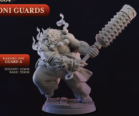 Kanabo Oni Guards - Age of the Oni - Cast n Play