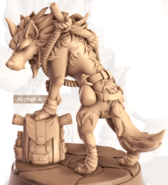 Wolf - Polar - Gof - Animal Companions by Cornelia - Cast n Play
