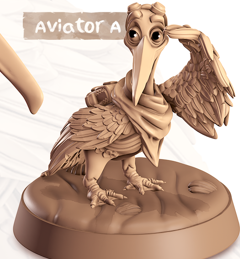 Pelican - Flyers - Pelik - Animal Companions by Cornelia - Cast n Play