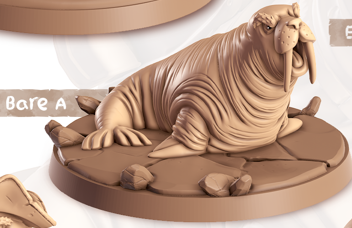 Walrus - Polar - Worlo - Animal Companions by Cornelia - Cast n Play