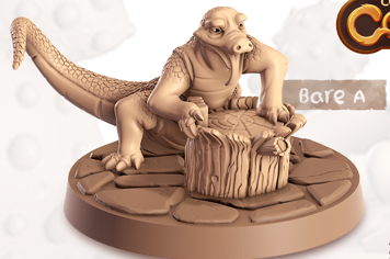 Komodo Dragon - Reptiles - Komon - Animal Companions by Cornelia - Cast n Play