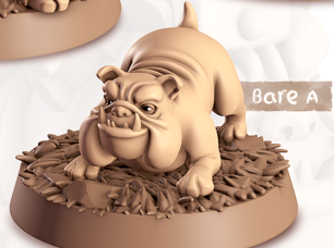 English Bulldog - Dogs - Ingsh - Animal Companions by Cornelia - Cast n Play