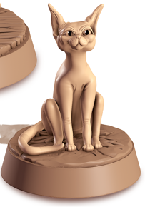 Sphynx Cat - Cats - Ynx - Animal Companions by Cornelia - Cast n Play