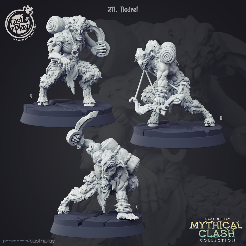 Bodrel - Mythical Clash - Cast n Play