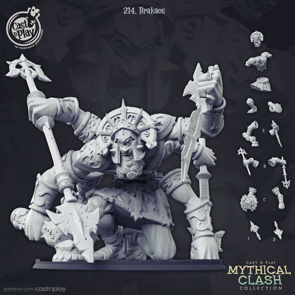 Brakaos - Mythical Clash - Cast n Play