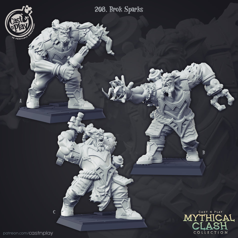 Brok Sparks - Mythical Clash - Cast n Play