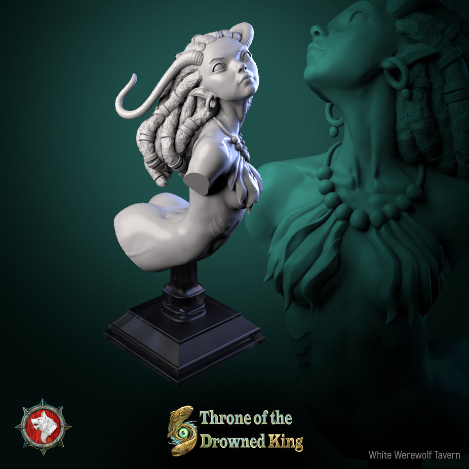The Brackwater Siren - Bust aus der Reihe Throne of the Drowned King von White Werewolf Tavern