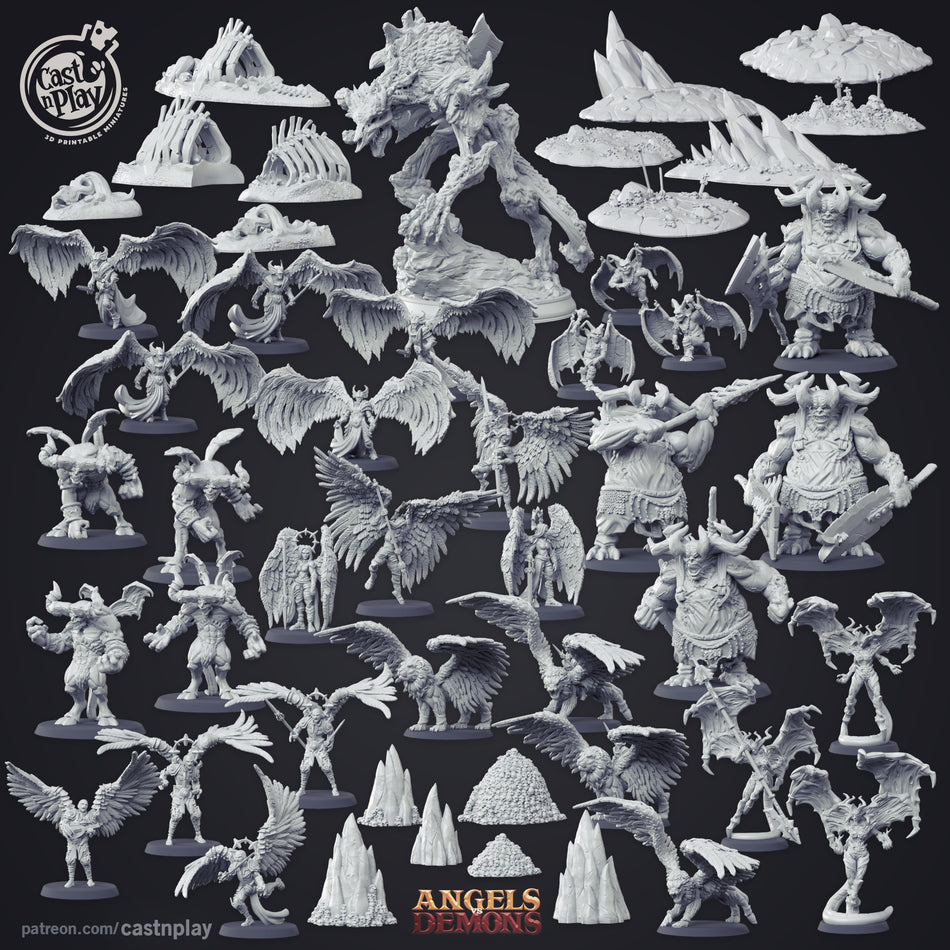 Angel Justicar - Angels VS Demons - Cast n Play