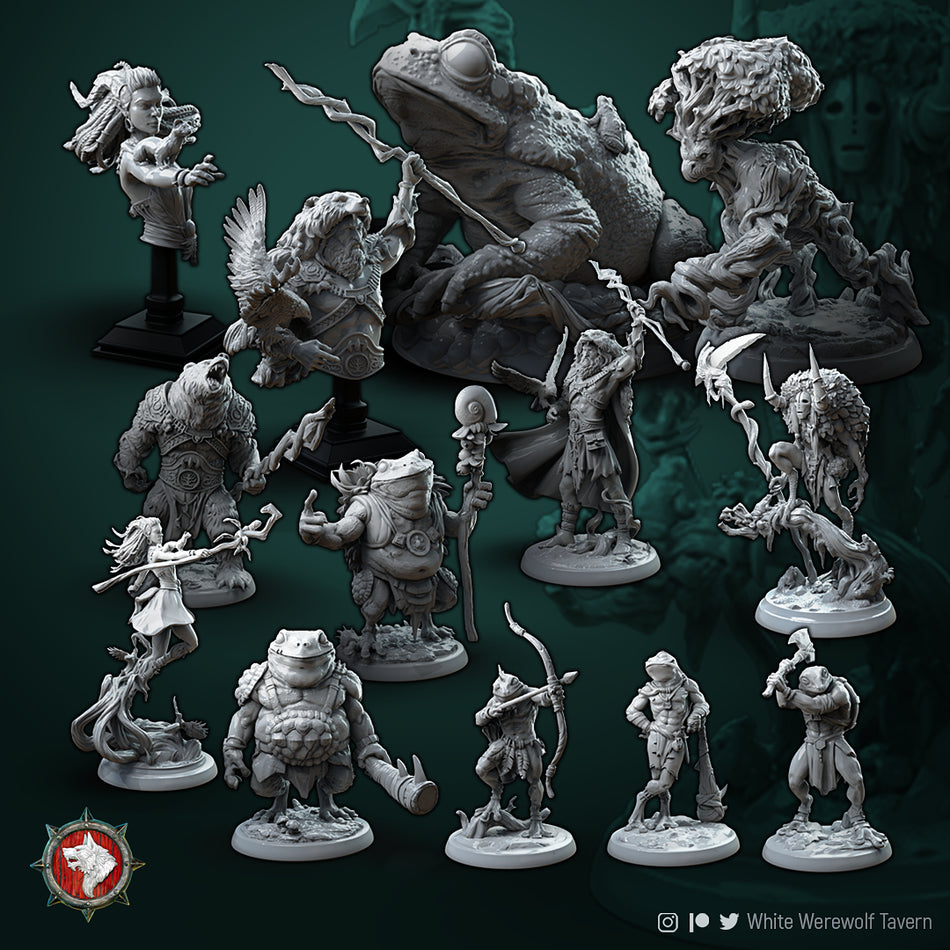 Lesika - Bust aus der Reihe Circle of Druids von White Werewolf Tavern