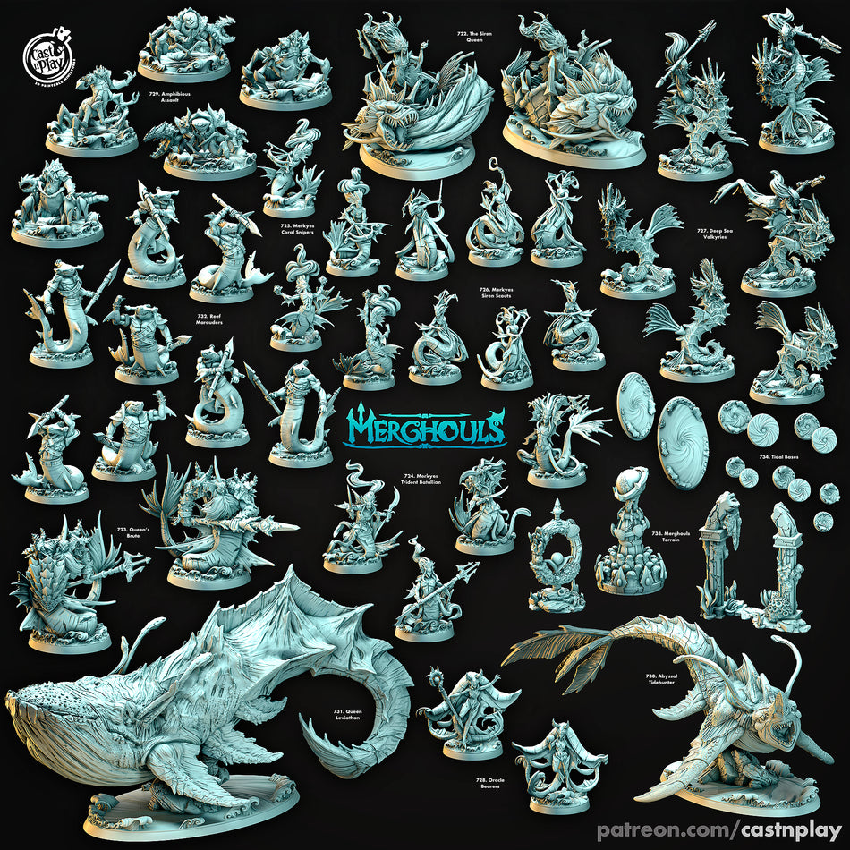 Abyssal Tidehunter - Merghouls - Cast n Play