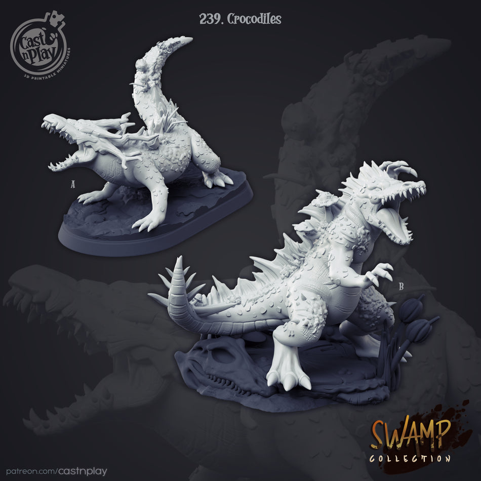 Crocodiles - Swamp - Cast n Play