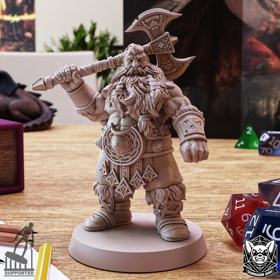 Barbarian Dwarf - Dungeon Dog