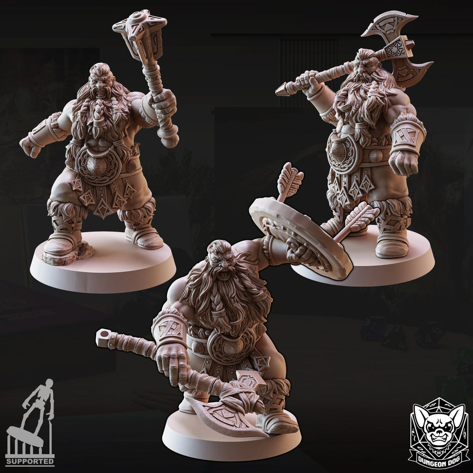 Barbarian Dwarf - Dungeon Dog