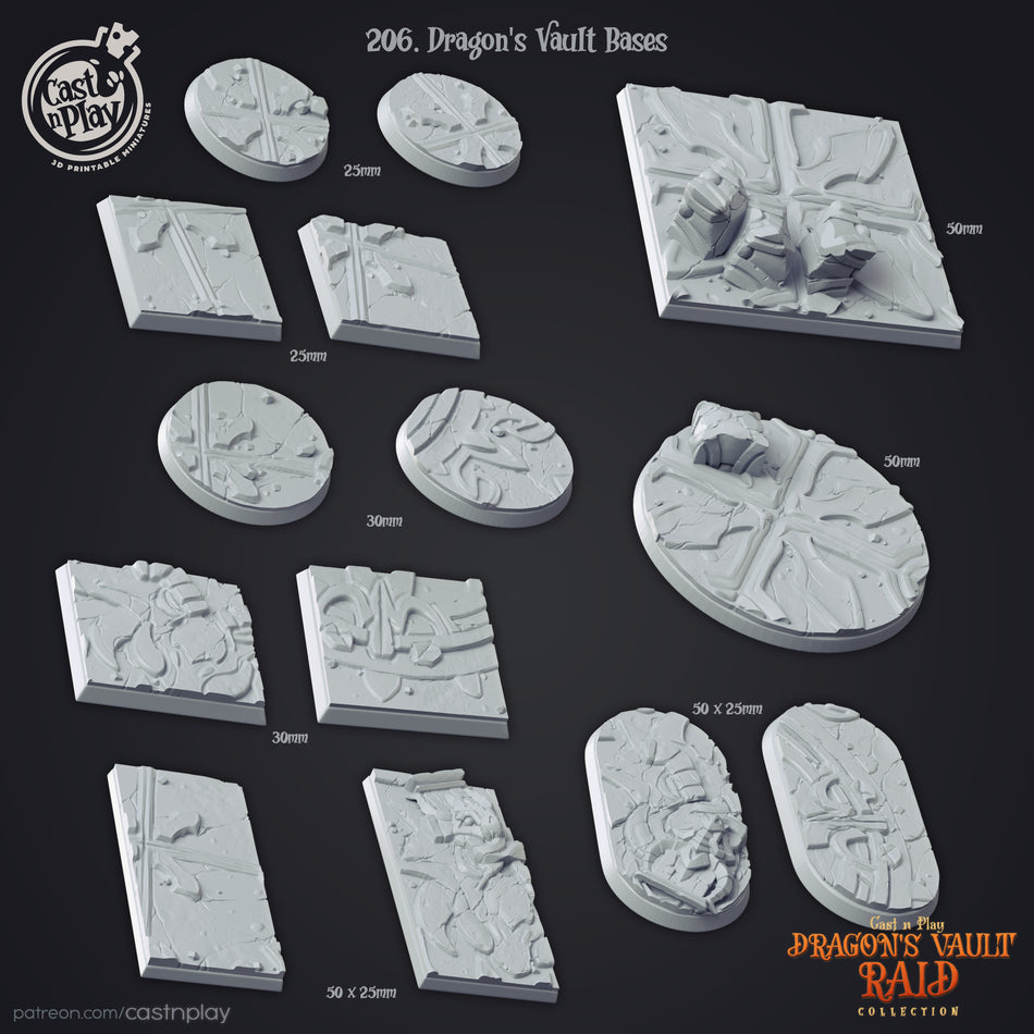 Dragons Vault Bases - Dragons Vault Raids - Cast n Play