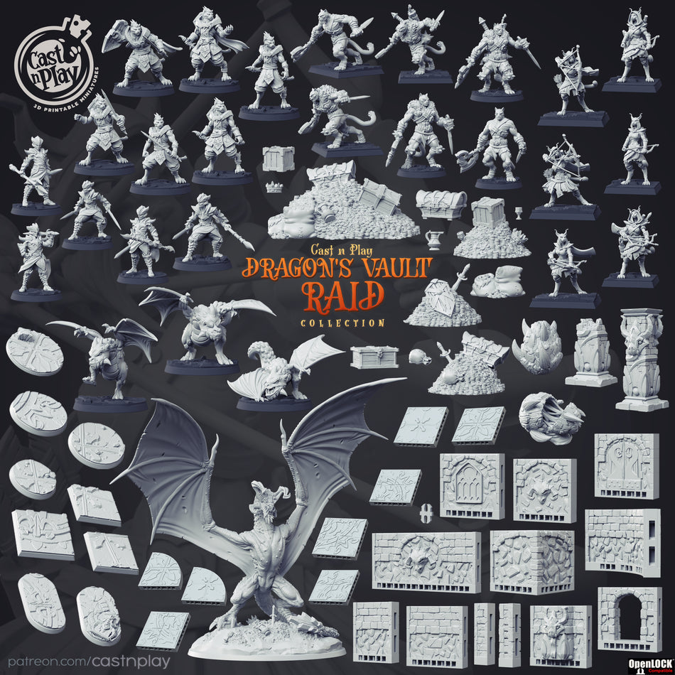 Arctic Beast - Dragons Vault Raids - Cast n Play