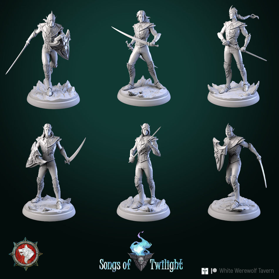 Drow Warrior - aus der Reihe Songs of Twilight von White Werewolf Tavern