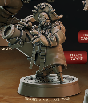 Pirate Cannoneers - Pirate Chronicles - Cast n Play