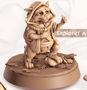Raccoon - Burrowers - Rakoun - Animal Companions by Cornelia - Cast n Play