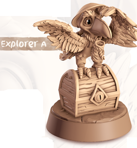 Tucan - Flyers - Tukan - Animal Companions by Cornelia - Cast n Play