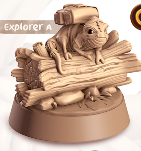 Chameleon - Climbers - Chameo - Animal Companions by Cornelia - Cast n Play