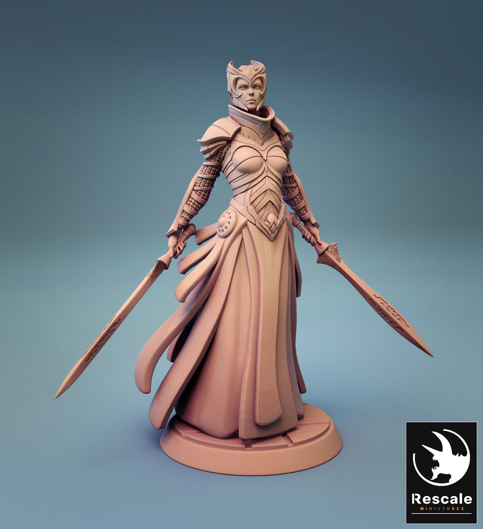 Female Knight - Rescale Miniatures