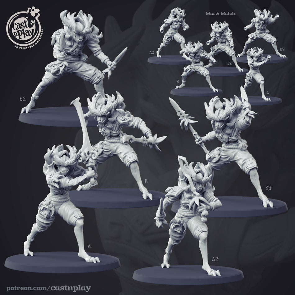 Forest Warrior - Cast n Play